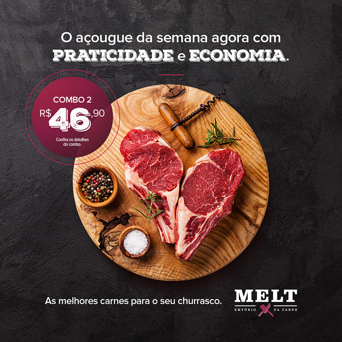 Melt Empório da Carne - Redes Sociais